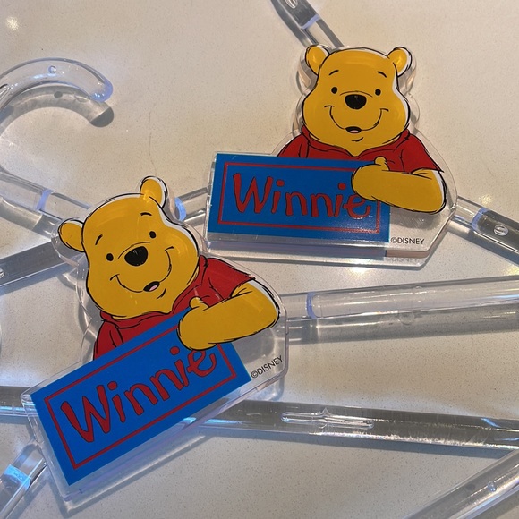 Vintage Hangers, Disney Winnie, Tigger, Piglet, kids Hangers - Picture 4 of 9